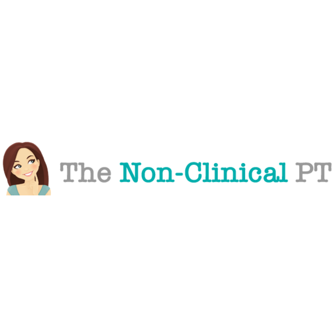 Logo for The Non-Clinical PT, which has partnered with Aspireship to help physical therapists, occupational therapists, speach therapists, and assistants looking to transition into non-clinical careers in tech sales and customer success, through Aspireship's training and job placement program.