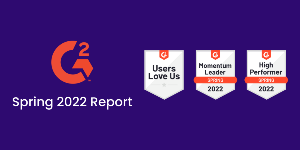 Aspireship’s SaaS sales program helps job seekers improve and uplevel in their SaaS sales career and has been recognized as a G2 Leader in their Spring 2022 report in the eLearning content and sales training and onboarding categories. This graphic features the G2 logo as well as two of the awards Aspireship was awarded: Momentum Leader and High Performer for Spring 2022.