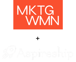 MKTG WMN + Aspireship Logos